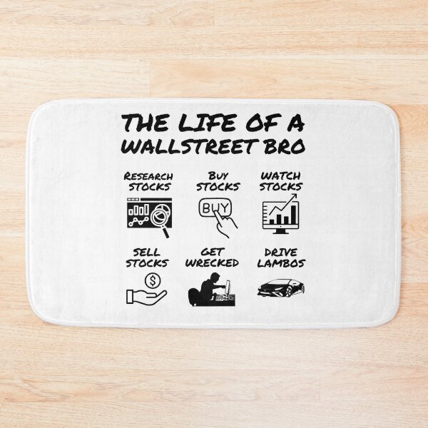 Item preview, The Life of a Wallstreet Bro designed and sold by ThreadsByCampion.