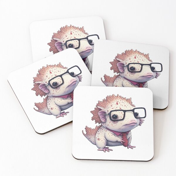 Item preview, classy axolotl nerd designed and sold by artyficial-.