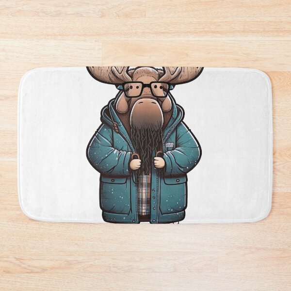 Item preview, classy moose nerd with jacket designed and sold by artyficial-.