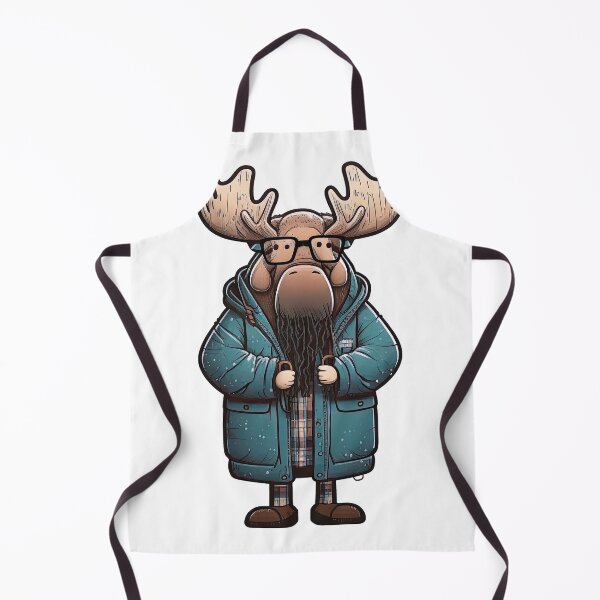 Item preview, classy moose nerd with jacket designed and sold by artyficial-.