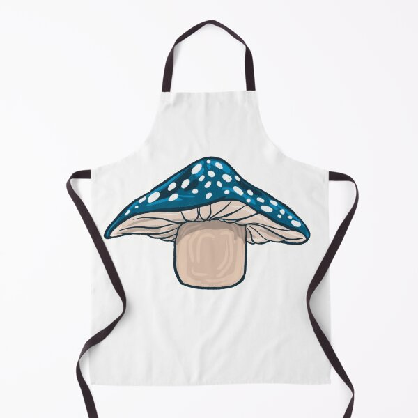 Item preview, Blue mushroom illustration designed and sold by jodeckdoodles.