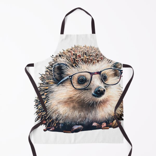 Item preview, cute Hedgehog nerd designed and sold by artyficial-.