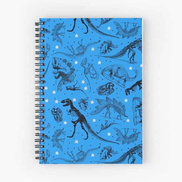 Item preview, Dino Star Toile | Vintage Museum Dinosaur Sketches and Skeletons BLUE designed and sold by Kristi Duggins.