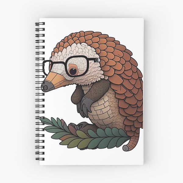 Item preview, cute Pangolin nerd designed and sold by artyficial-.