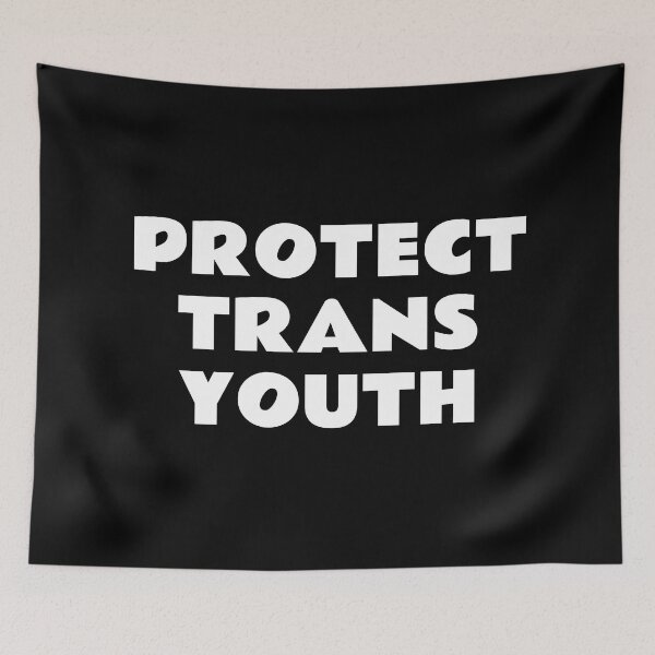 Item preview, Protect Trans Youth - Transgender Day of Visibility designed and sold by Inspirationmotivation.