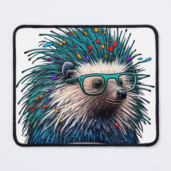 Item preview, Hedgehogs,spiny,atelerix,porcupine,cute,tenrec,shrew,mole,echidna,armadillo,ptrickly,small,glasses designed and sold by artyficial-.