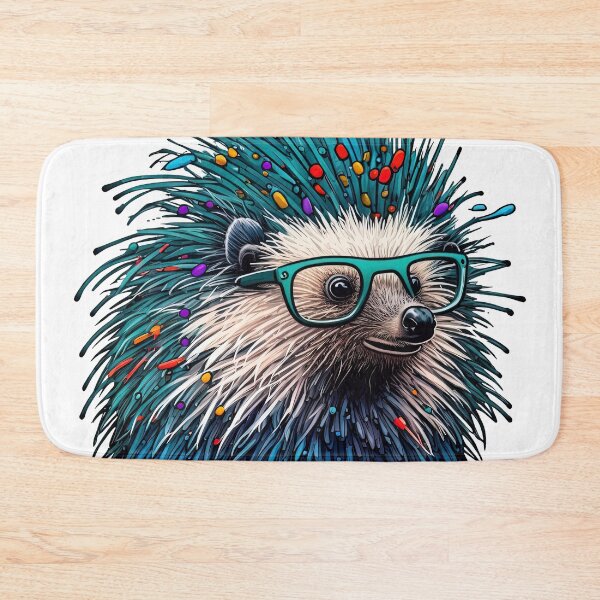 Item preview, Hedgehogs,spiny,atelerix,porcupine,cute,tenrec,shrew,mole,echidna,armadillo,ptrickly,small,glasses designed and sold by artyficial-.