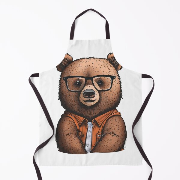 Item preview, Nerdy Brown bear designed and sold by artyficial-.