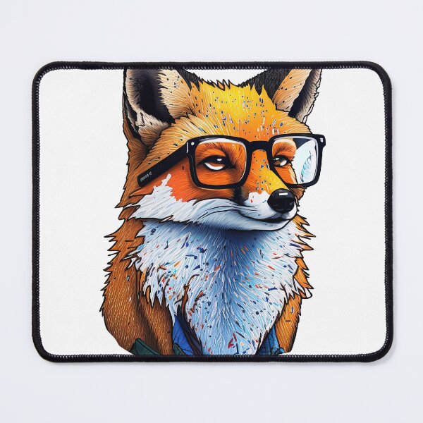 Item preview, Nerdy fox with glasses designed and sold by artyficial-.