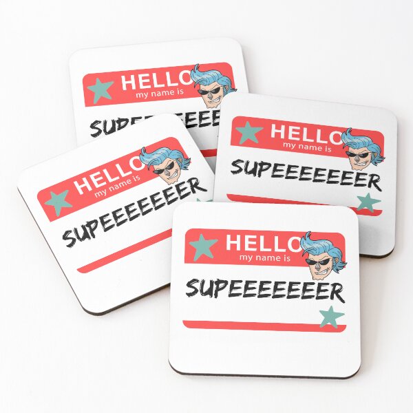 Item preview, Hello my name is SUPER! designed and sold by lvstarrynight.