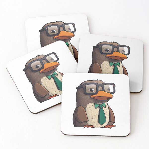Item preview, Platypus nerd with glasses designed and sold by artyficial-.