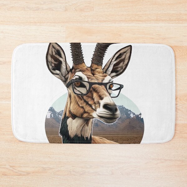 Item preview, Pronghorn nerd with glasses designed and sold by artyficial-.