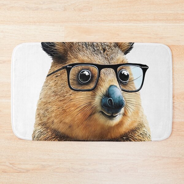 Item preview, Quokka nerd with glasses designed and sold by artyficial-.