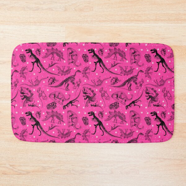 Item preview, Dino Star Toile | Vintage Museum Dinosaur Sketches and Skeletons PINK  designed and sold by Kristi Duggins.