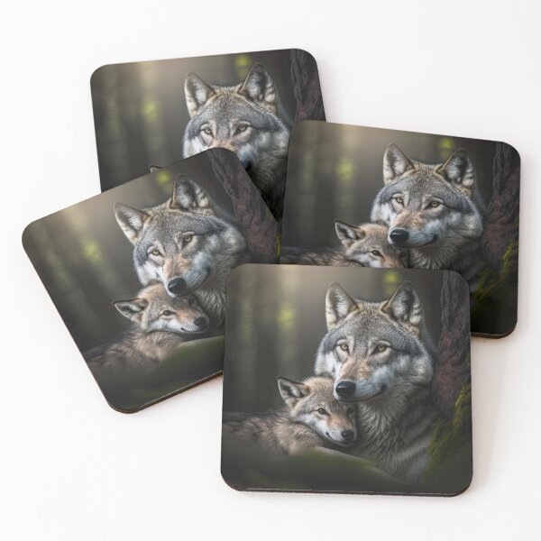 Item preview, Timber wolf love designed and sold by locustgirl.