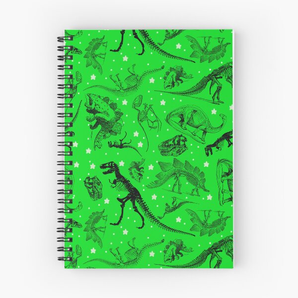 Item preview, Dino Star Toile | Vintage Museum Dinosaur Sketches and Skeletons LIME GREEN designed and sold by Kristi Duggins.
