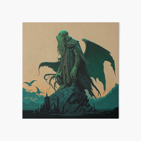 The Call of Cthulhu: An Illustration of Cosmic Horror Art Board Print
