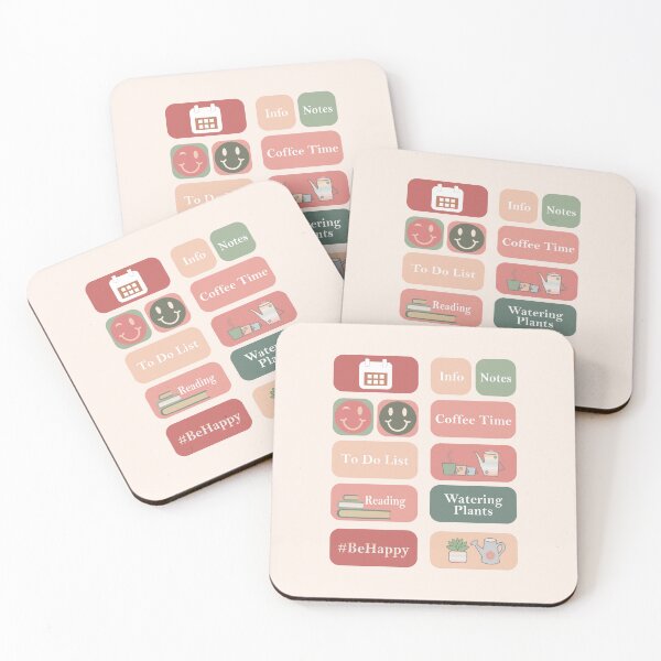 Item preview, Daily planner with Smiley designed and sold by PositiveIdeas.