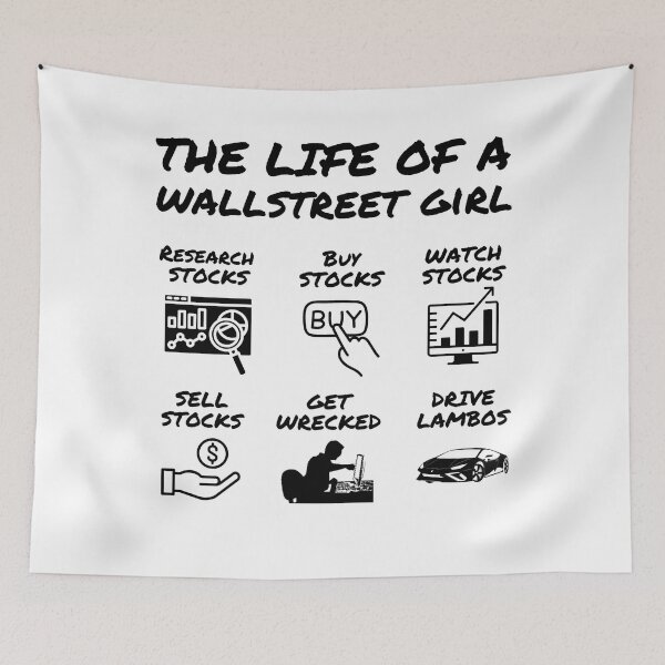 Item preview, The Life of a Wallstreet Girl designed and sold by ThreadsByCampion.