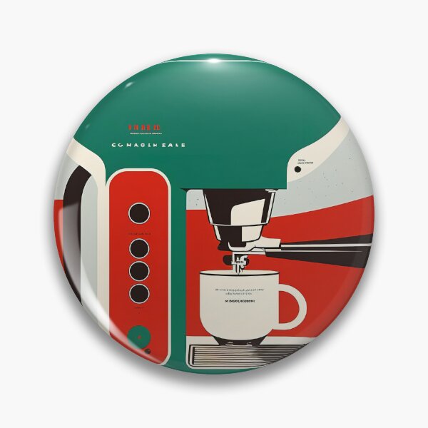 Item preview, Retro coffee machine designed and sold by Paintograma.