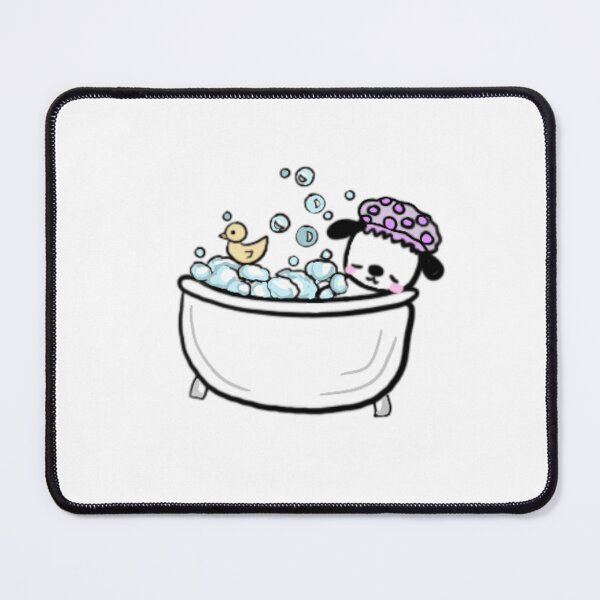 Item preview, little pup in a bubble bath designed and sold by Zoë Witherspoon.