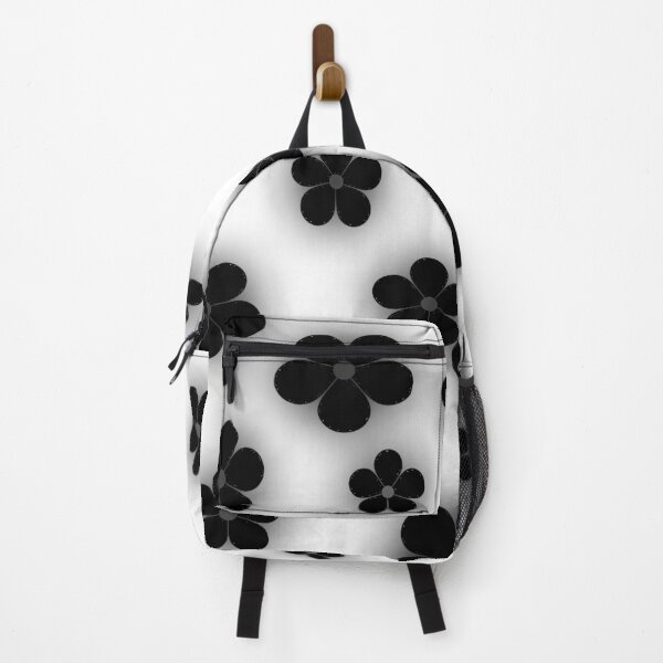Item preview, Blurry black flowers on white background  designed and sold by Khala.