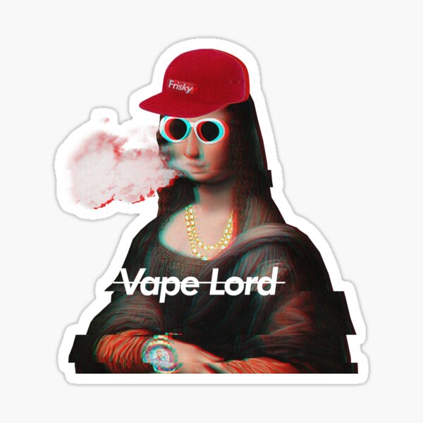 supreme mona lisa sticker