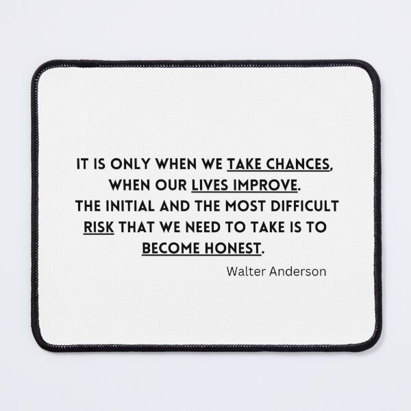 Item preview, Be honest QUOTE Walter Anderson designed and sold by motivationhood.