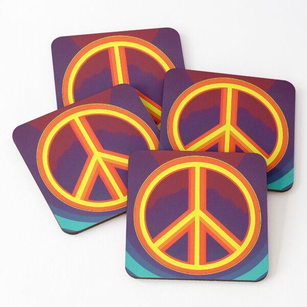 Item preview, Retro Style Peace Sign Design - Stand Out with a Unique Artwork designed and sold by nicpa-art.