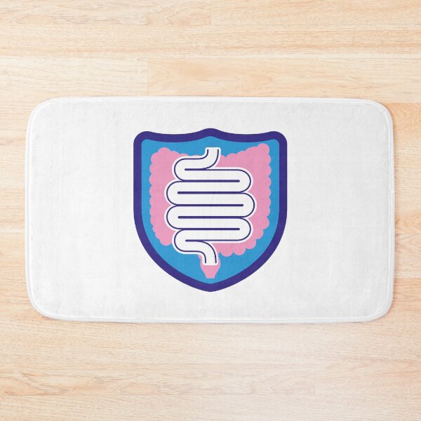 Item preview, Pictogram icon representing bowel immunity, protection digestive system. Ideal for medical and educational materials designed and sold by LucianoCosmo.