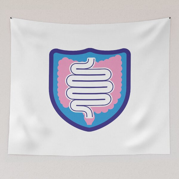 Item preview, Pictogram icon representing bowel immunity, protection digestive system. Ideal for medical and educational materials designed and sold by LucianoCosmo.