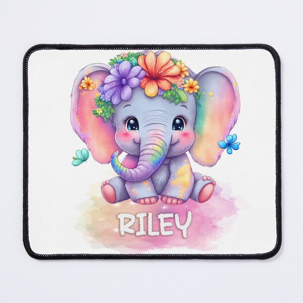 Item preview, Riley Cute Baby Elephant designed and sold by dev11588.