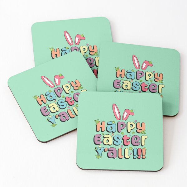 Item preview, Happy Easter Y'all Funny Colorful Letters designed and sold by bolkibox.