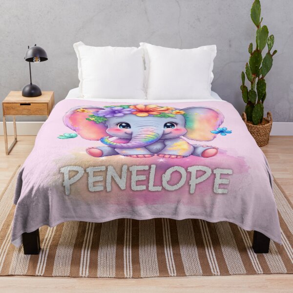 Item preview, Penelope Cute Baby Elephant designed and sold by dev11588.