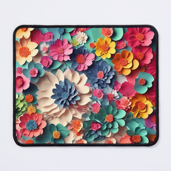 Item preview, Flower Power Color in Paper art style designed and sold by FormFinder.