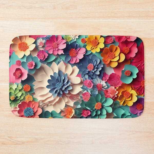 Item preview, Flower Power Color in Paper art style designed and sold by FormFinder.