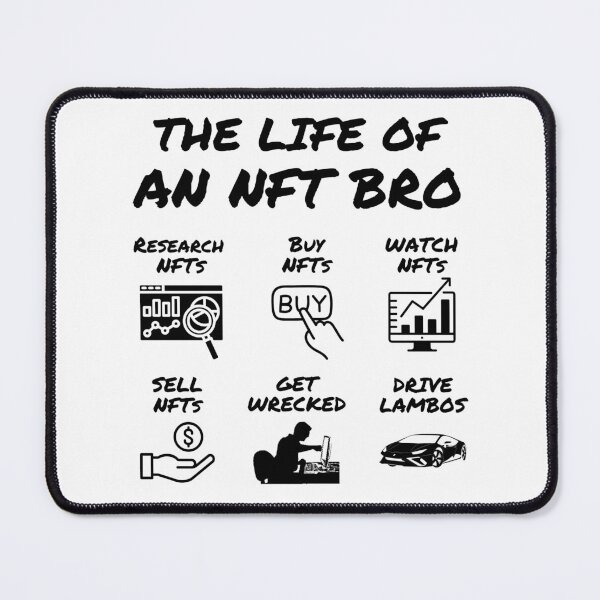 Item preview, The Life of an NFT Bro designed and sold by ThreadsByCampion.