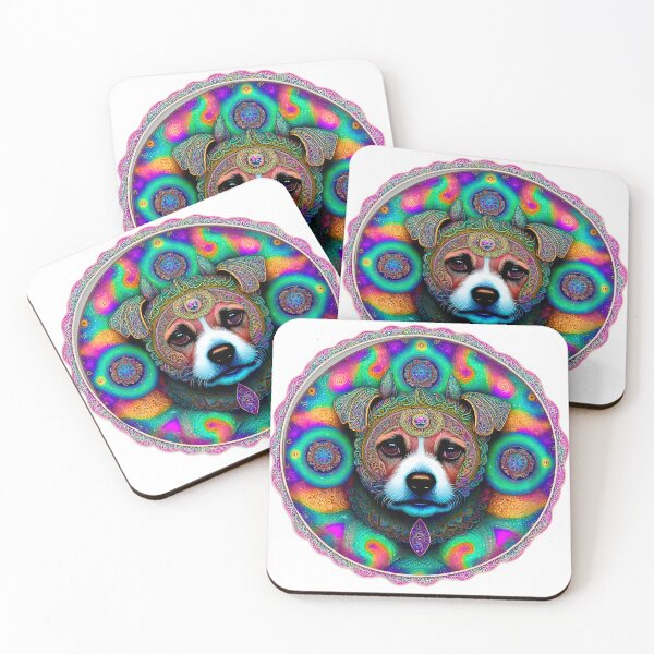 Item preview, Mandala Jack Russell Dog designed and sold by mandalacat.