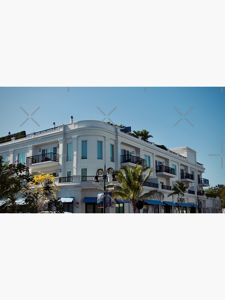 Thumbnail 3 of 3, Sticker, NAPLES 5TH AVENUE BUILDINGS BEACH FLORIDA designed and sold by teruyalab.