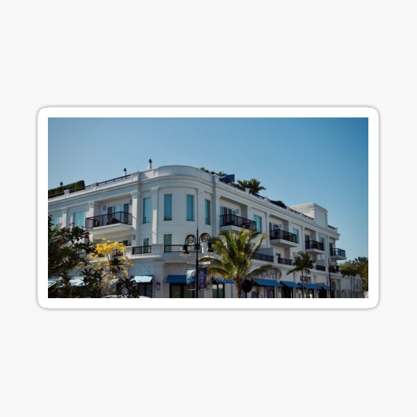 NAPLES 5TH AVENUE BUILDINGS BEACH FLORIDA Sticker