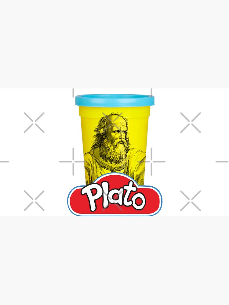 Thumbnail 6 of 6, Bucket Hat, Plato Play Doh Philosophy pun designed and sold by snazzyseagull.