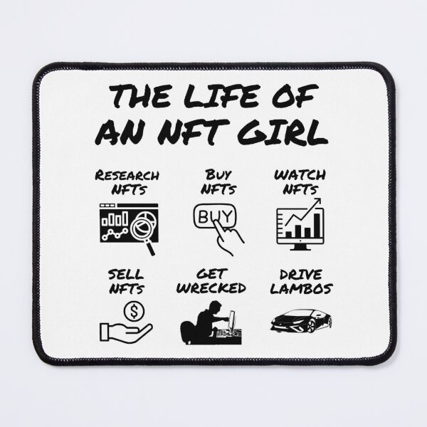 Item preview, The Life of an NFT Girl designed and sold by ThreadsByCampion.