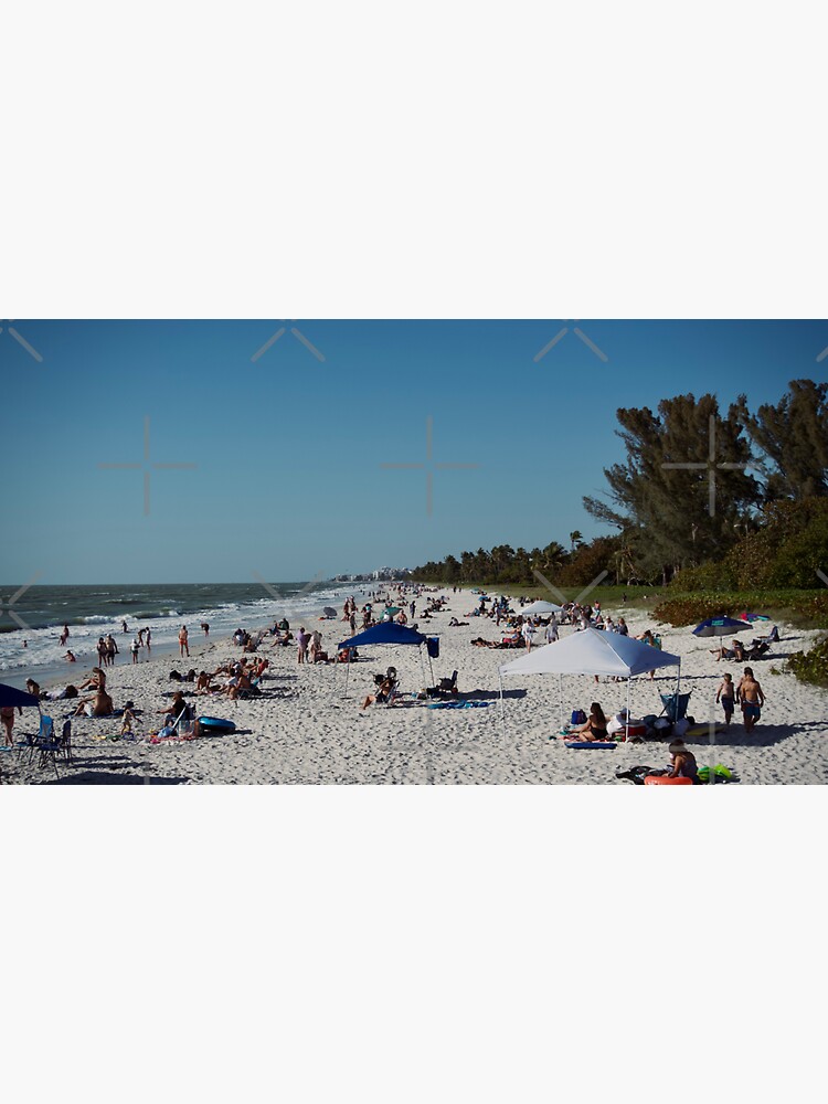 Thumbnail 3 of 3, Sticker, NAPLES FLORIDA BEACH OCEAN PIER designed and sold by teruyalab.