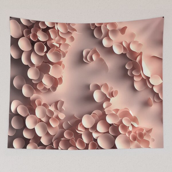 Item preview, Flower Petal Pink in Paper art style designed and sold by FormFinder.