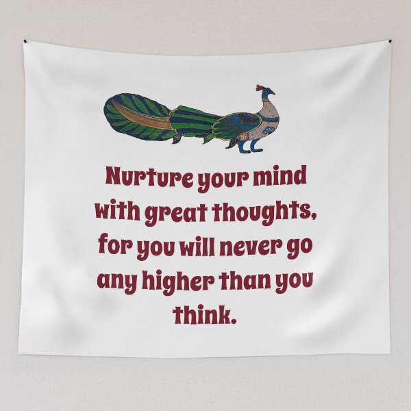 Item preview, Nurture Your Mind - Confidence Quote designed and sold by CrankyOldDude.