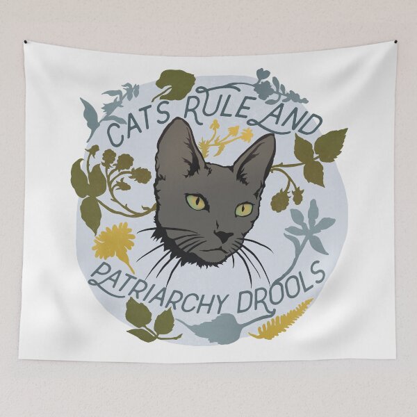 Item preview, Cats Rule And Patriarchy Drools designed and sold by fabfeminist.
