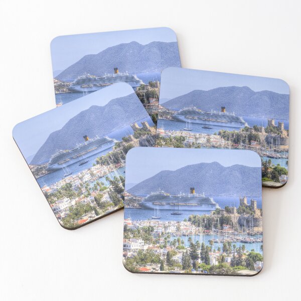 Item preview, Bodrum Castle And Cruise Ship designed and sold by Londonimages.