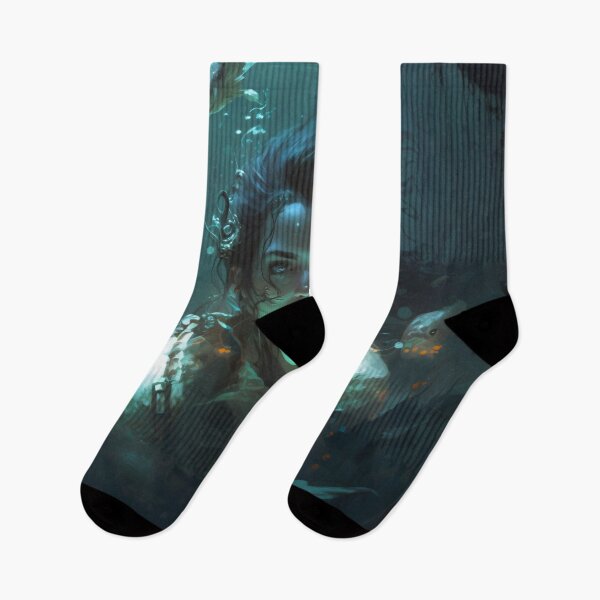 Item preview, Submerged Fatigue: A Digital Portrait of a Weary Swimmer designed and sold by oanaunciuleanu.