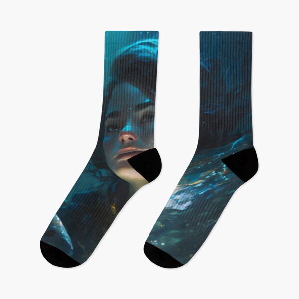 Item preview, Submerged Fatigue: A Digital Portrait of a Weary Swimmer designed and sold by oanaunciuleanu.