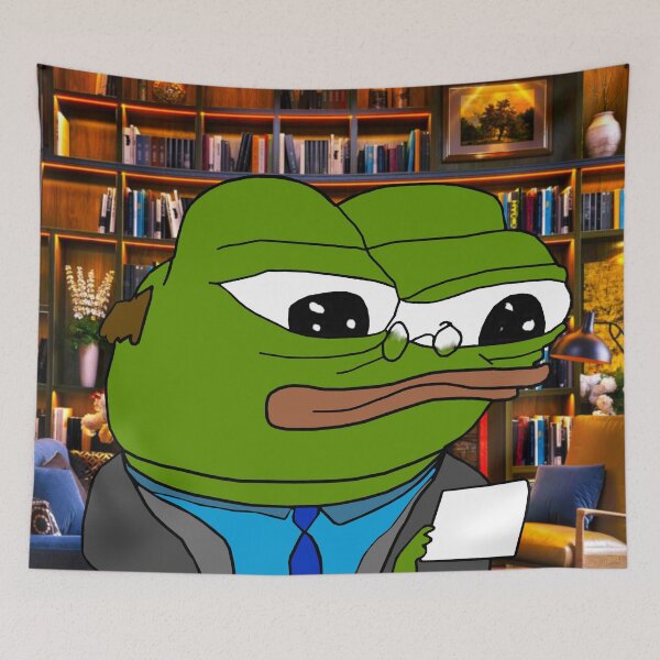 Item preview, Rare Pepe With Glasses designed and sold by Slav-Art.